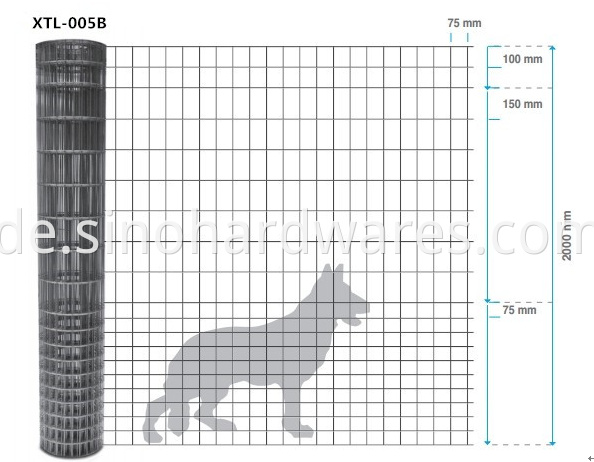 welded wire mesh fence